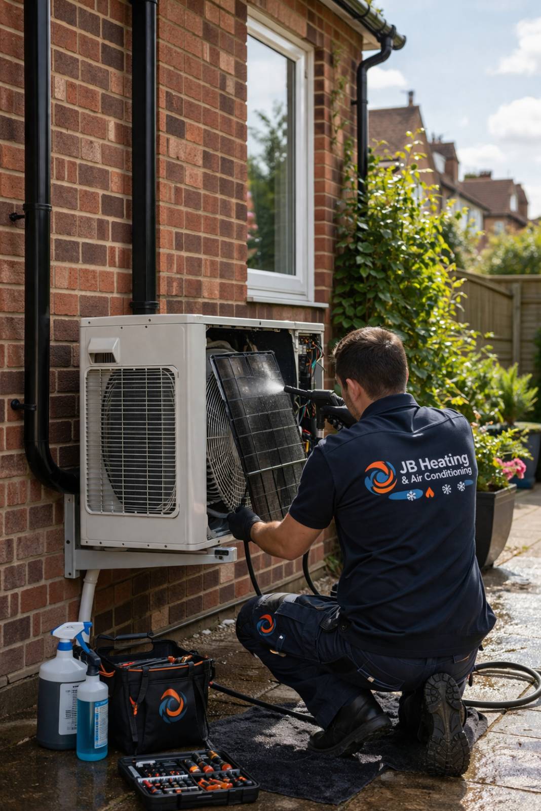 Heat pump maintenance by JB Heating and Air Conditioning